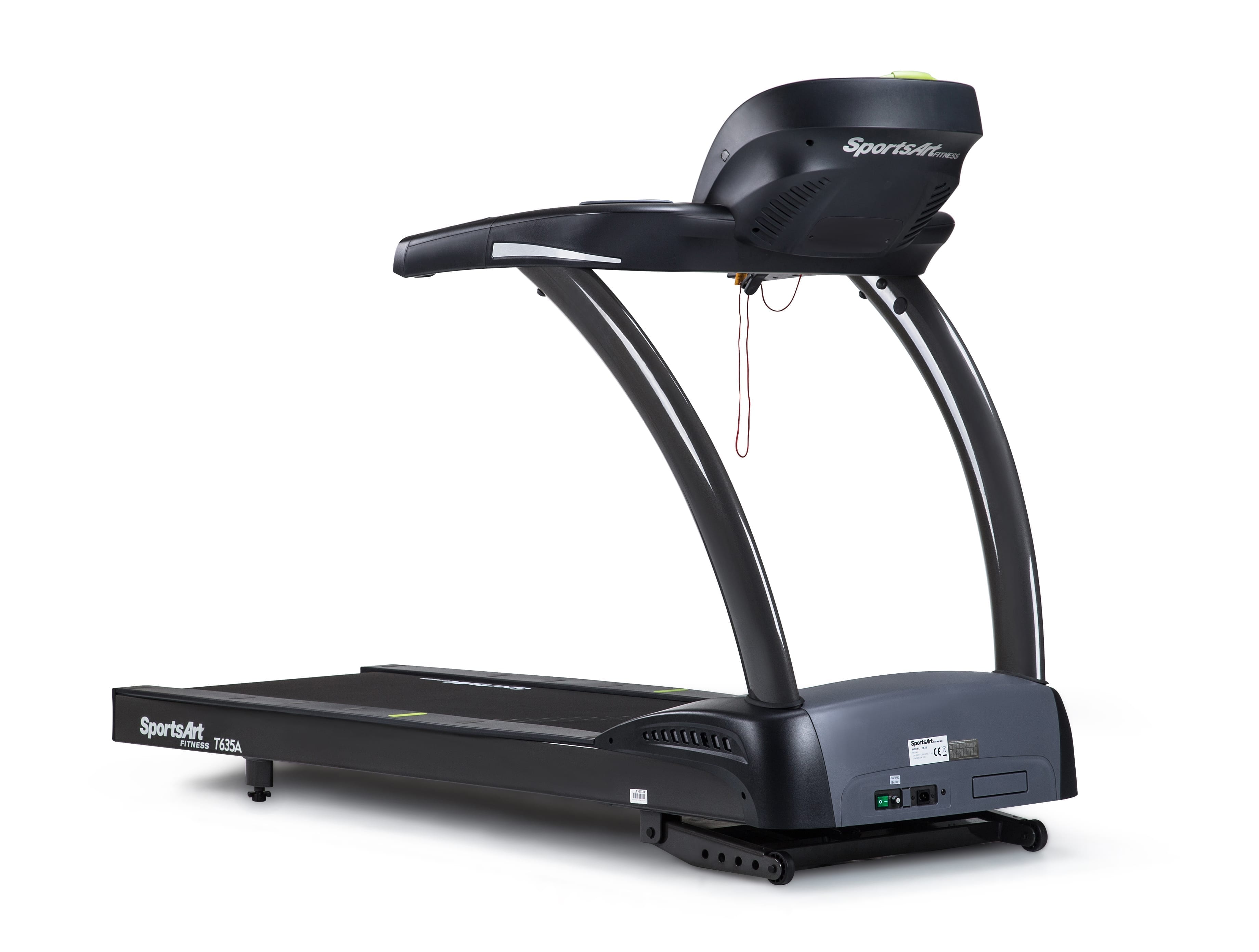 SportsArt Foundation Ac Motor Treadmill T635A side angle of front side view