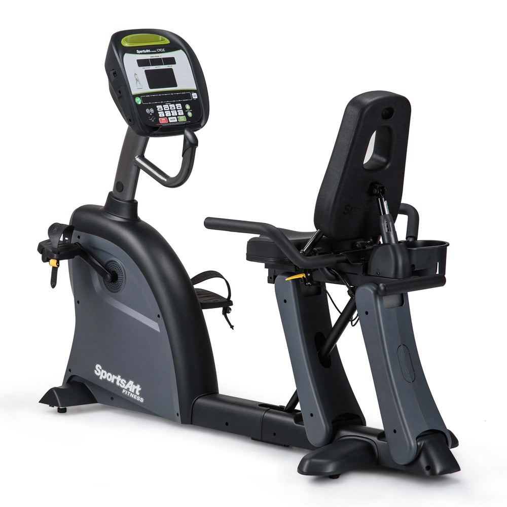 SportsArt Foundation Recumbent Cycle C535R back side view angle