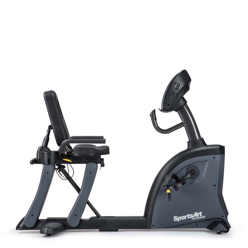 SportsArt Foundation Recumbent Cycle C535R side view 