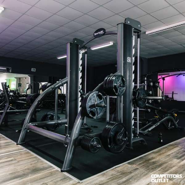 SportsArt Plate Loaded Smith Machine at High End Gym