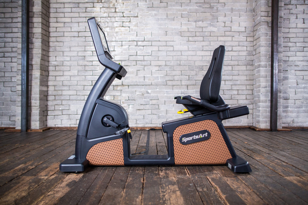 SportsArt Status Senza Recumbent Cycle-16 inch C576R-16 side view 