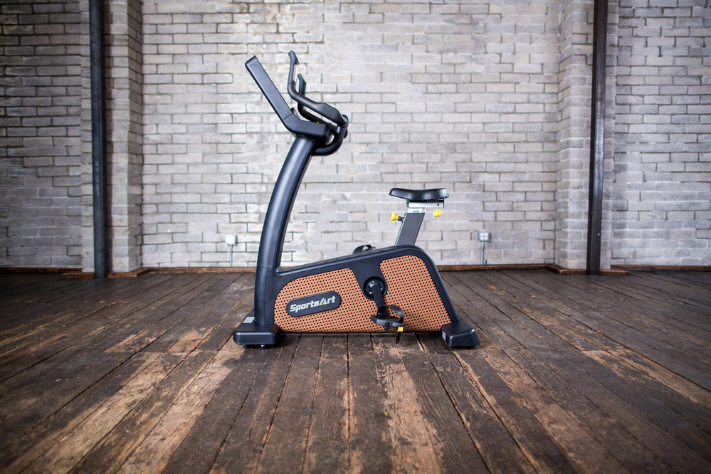 SportsArt Status Senza Upright Cycle-16 inch C576U-16 Side View