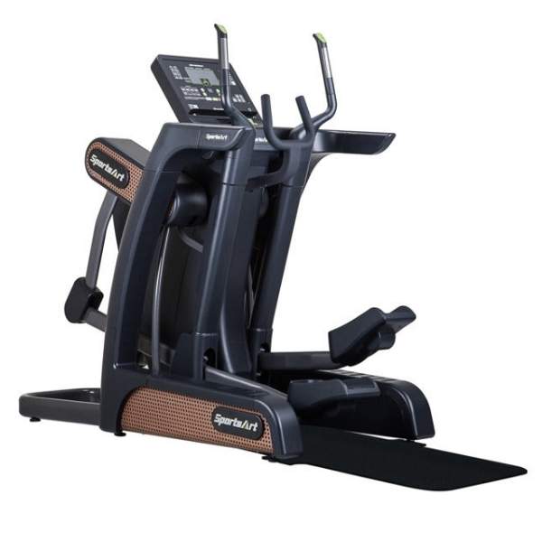 SportsArt Verso Status Eco-Natural Cross Trainer V886-1 back view side angle 