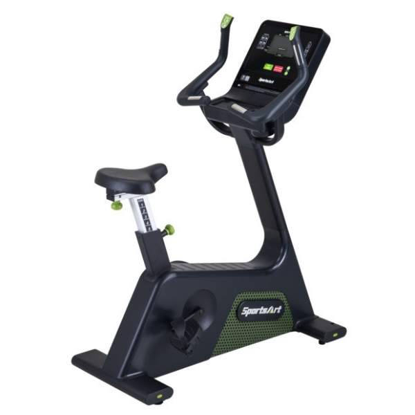 SportsArts Elite Eco-Powr Upright Cycle G574U back front faceing view
