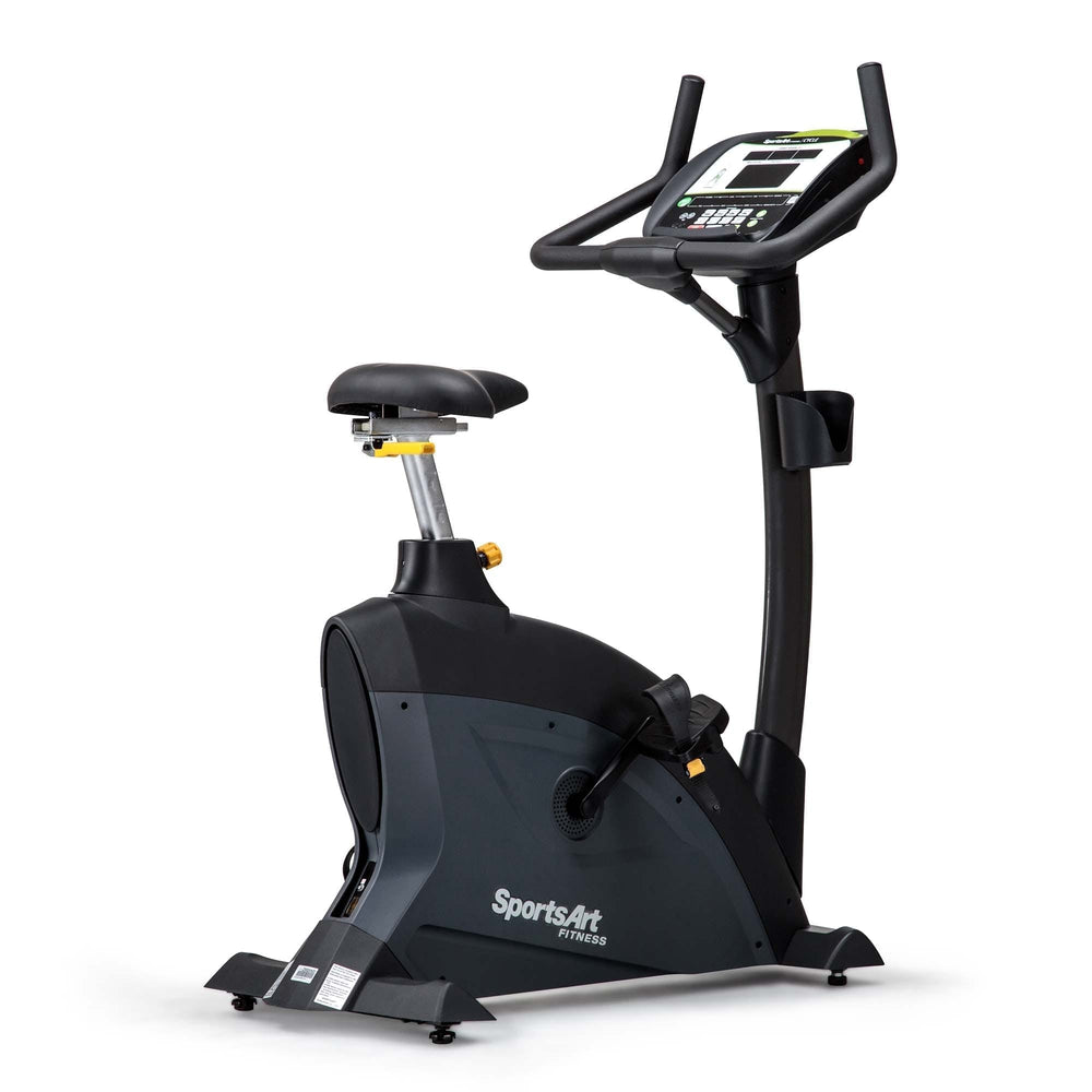 SportsArts Foundation Upright Cycle C535U back side side view angle