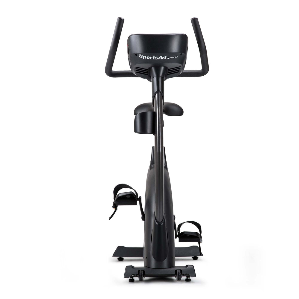SportsArts Foundation Upright Cycle C535U front view of back of console 
