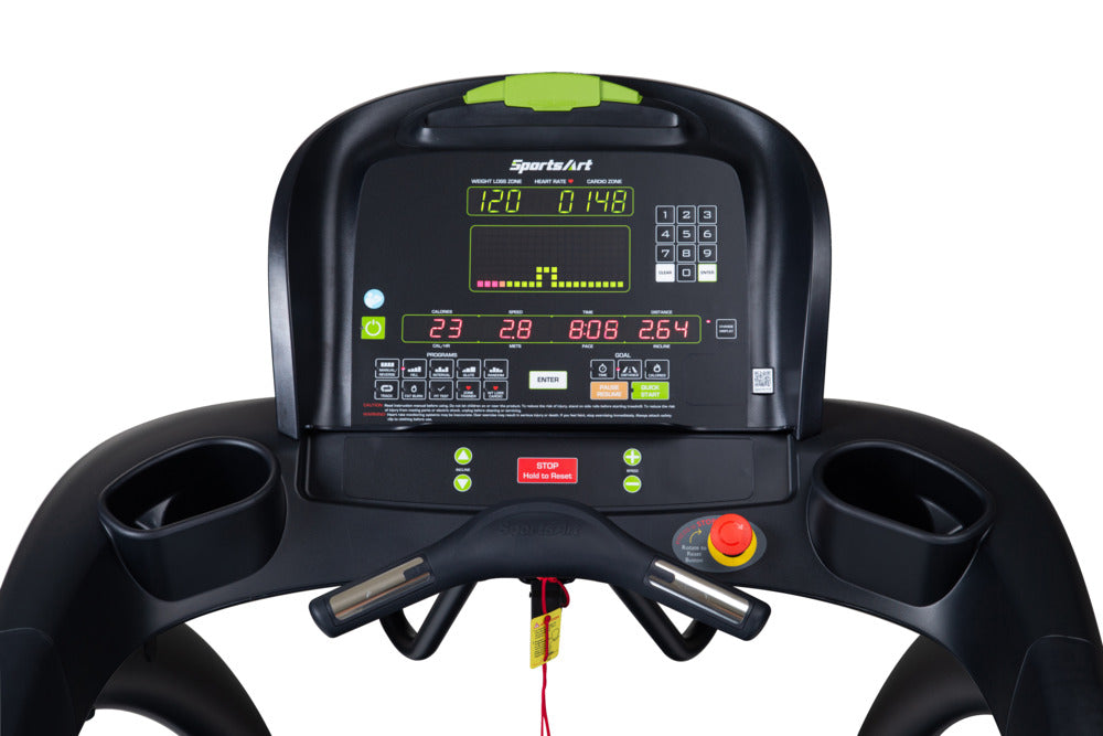 SportsArts Medical Treadmill T635M console close up 
