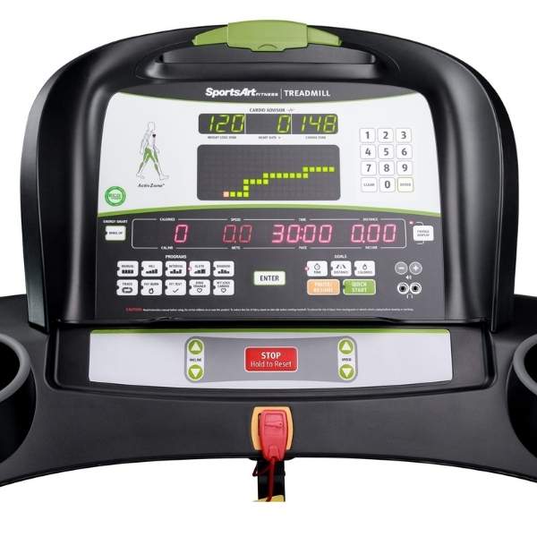 SportsArts Medical Treadmill T635M console 