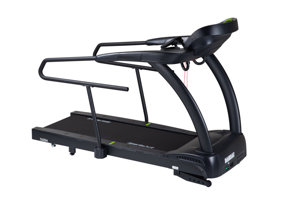SportsArts Medical Treadmill T635M side view angle with console toward the right 