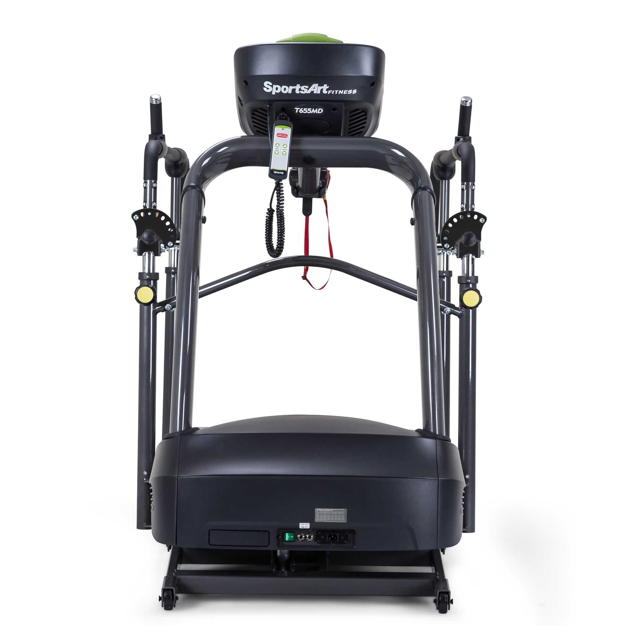 SportsArts Medical Treadmill T655MD back facing view 