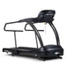 SportsArts Medical Treadmill T655MS side view angled with back side of console toward the right hand side 