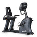 SportsArts Performace Recumbent Cycle C545R side angle view with console toward the right hand side 