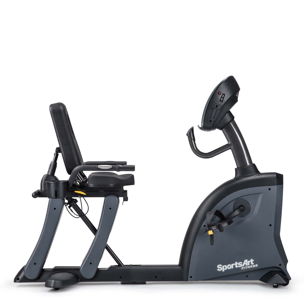SportsArts Performace Recumbent Cycle C545R side view 