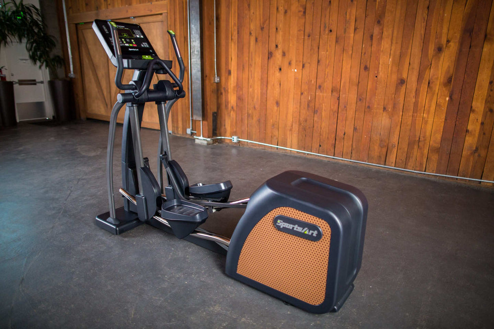 SportsArts Status Eco-Natural Elliptical E876 back side view