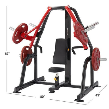 Steelflex Bench Press Machine PSBP Dimensions