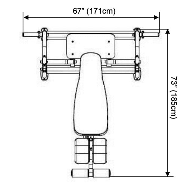 Steelflex Olympic Decline Bench NODB Competitors Outlet