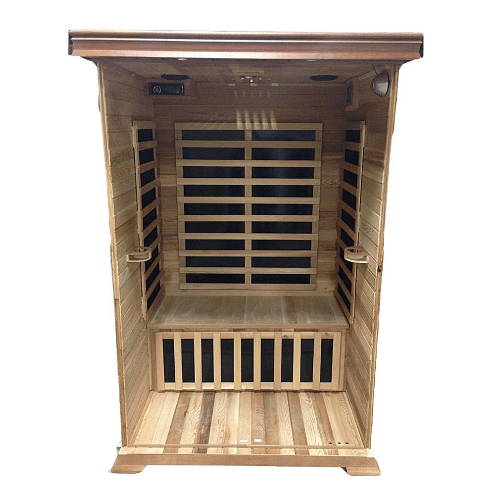 SunRay 1-Person Sedona Sauna HL100K Interior Layout