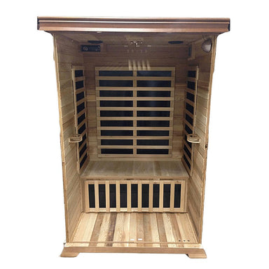 SunRay 1-Person Sedona Sauna HL100K Interior Layout