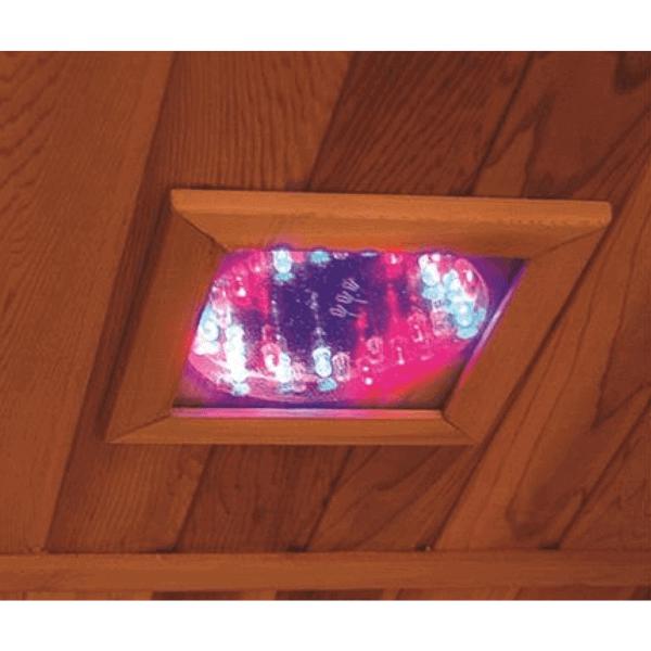SunRay Roslyn 4-Person Sauna HL400KS Interior Lighting