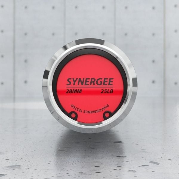 Synergee 25lb Five-Foot Barbell Chrome Strength