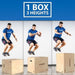 Synergee 3-in-1 Wood Plyo Boxes 16" Model Trainer