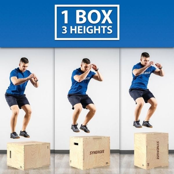 Synergee 3-in-1 Wood Plyo Boxes 20" Model User