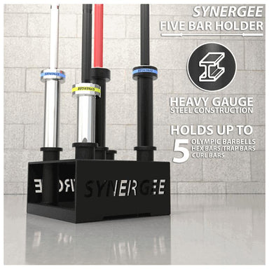 Synergee 5 Bar Holder with Heavy Guage Steel Construction