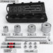Synergee 50KG Adjustable Dumbbell & Barbell Set All Components