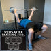 Synergee 50KG Adjustable Dumbbell & Barbell Set Trainer Model Exercise
