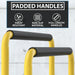 Synergee Adjustable Dip Station Padded Handles
