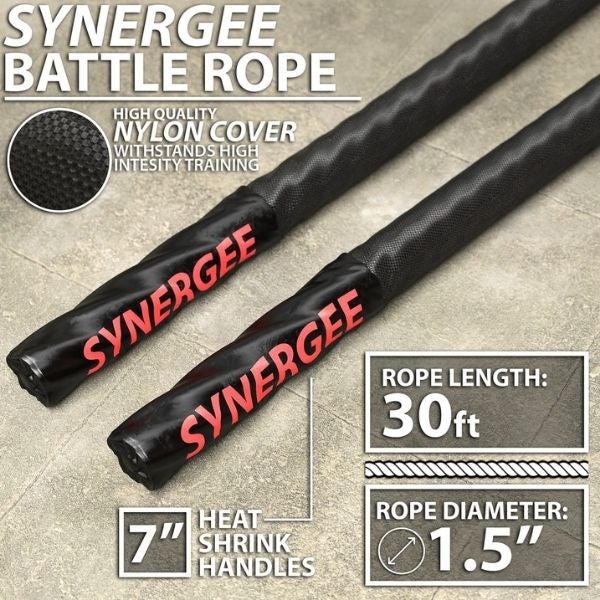 Synergee Battle Rope 30ft - 1.5 inch