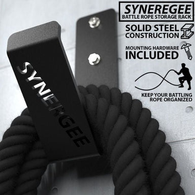 Synergee Battle Rope Rack real Time Use