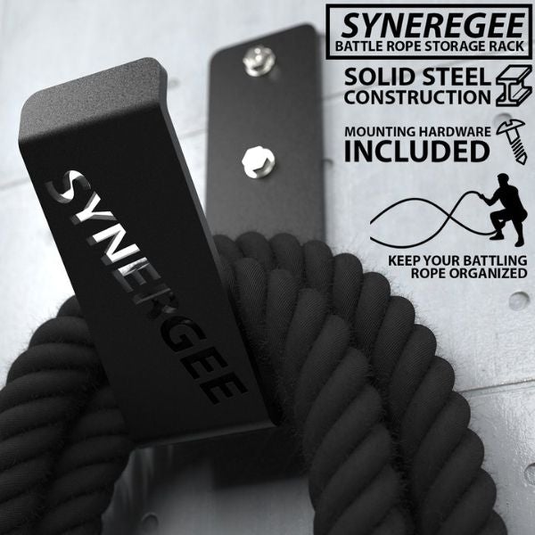 Synergee Battle Rope Rack real Time Use