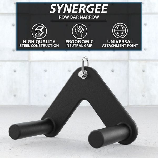 Synergee Cable Attachments Matte Black Row Bar - Narrow