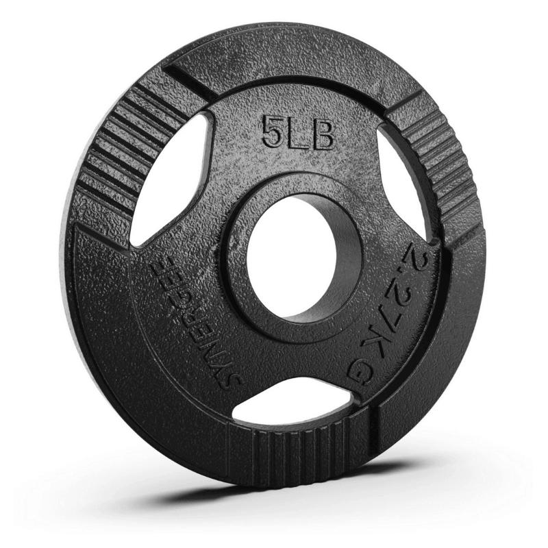 Synergee Cast Iron 5 LB Single Weight Plate