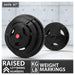 Synergee Cast Iron Weight Plates Sets 260 LB Markings