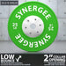 Synergee Competition Bumper Plates 25LB Features