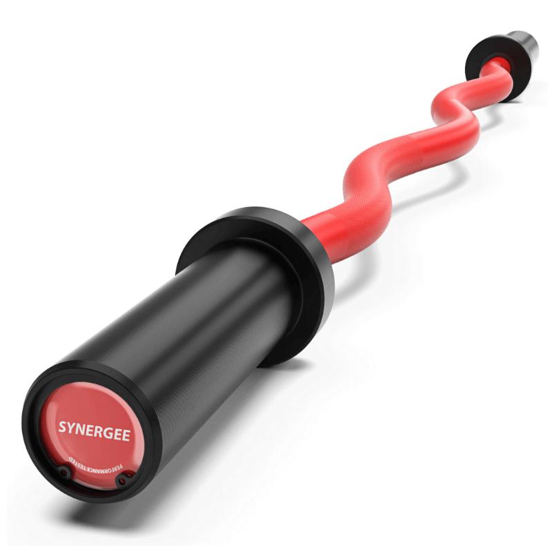 Synergee EZ Curl Bars Black and Red