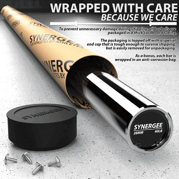 Synergee Essential Barbell Packaging