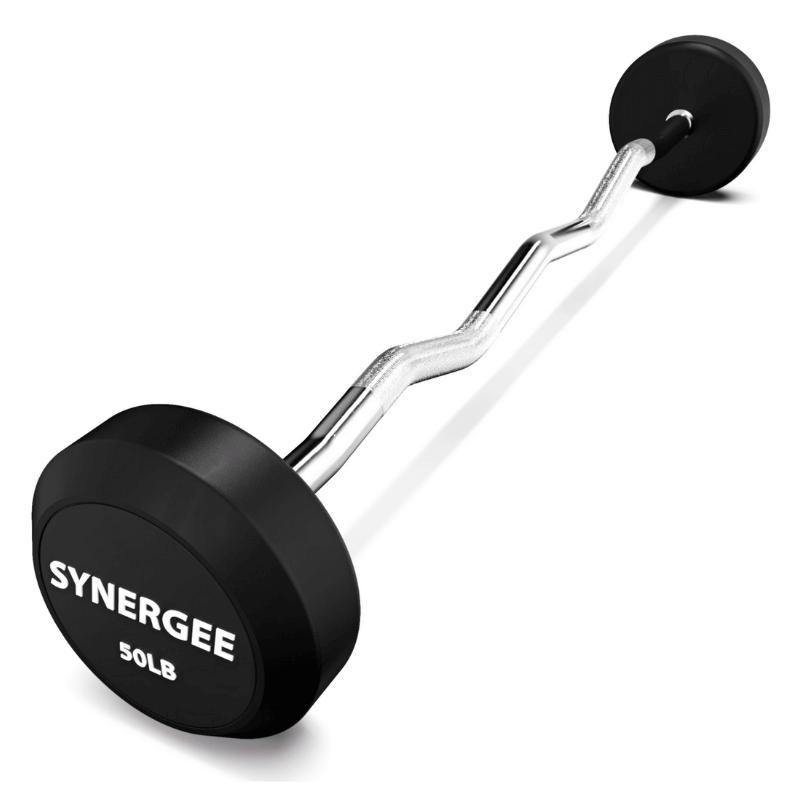 Synergee Fixed Curl Bars - 50 LBs