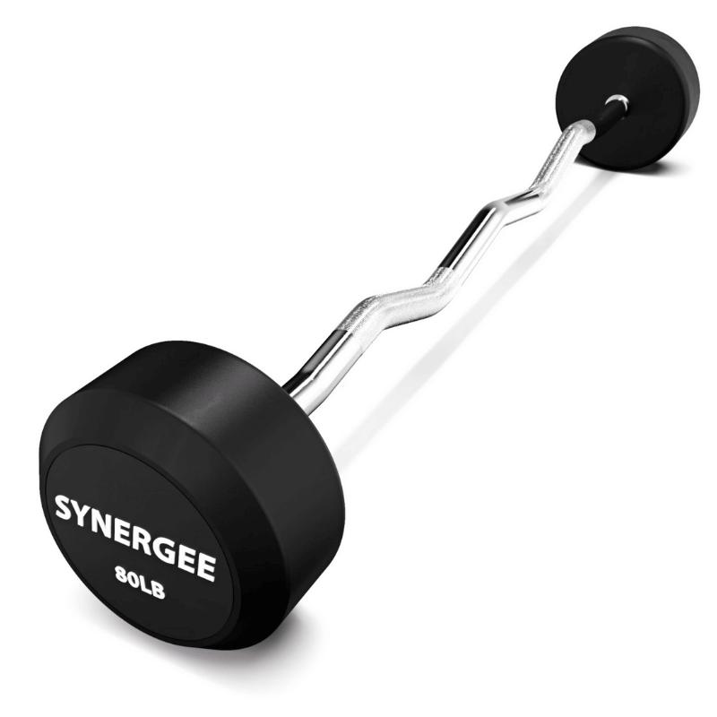 Synergee Fixed Curl Bars - 80 Lbs