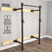 Synergee Foldable Wall-Mounted Squat Rack Installed Dimensions
