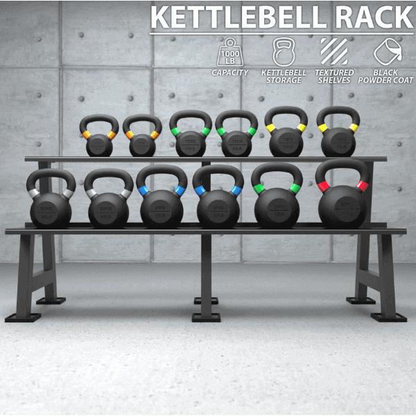 Synergee Kettlebell Storage Rack Features