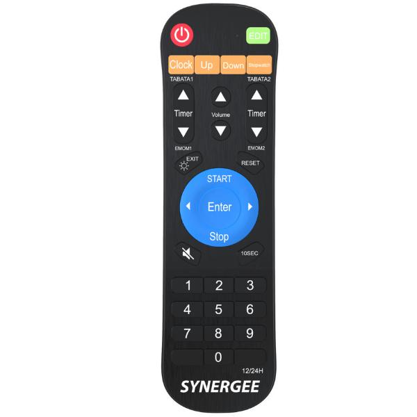 Synergee Programmable Interval Gym Timer Remote Close Up