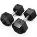 Synergee Rubber Hex Dumbbells 40LB Pair