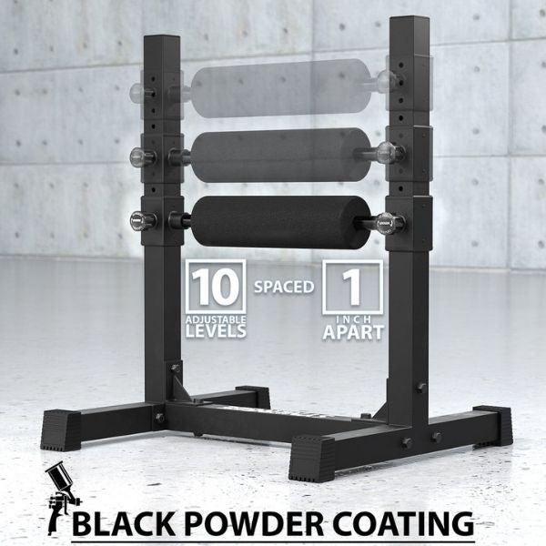 Synergee Single Leg Squat Roller Stand Powder Coating