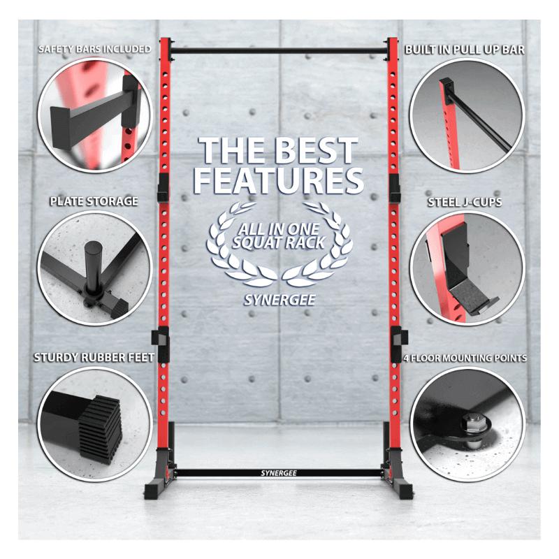 Synergee Squat Rack V1 Features
