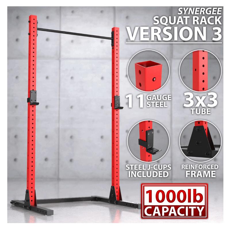 Synergee Squat Rack V3 Features