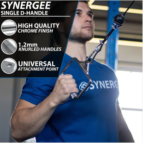Synergee Tricep Rope V-Shape Pulldown and D-Handles Package DVT