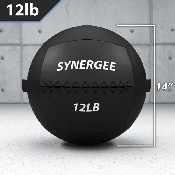 Synergee Wall Balls 12 LB Dimensions